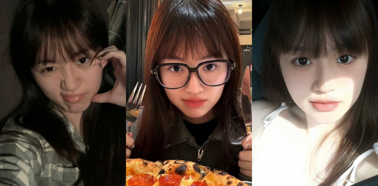 清纯齐刘海甜妹女大学生私密视频泄露 人前乖乖女床上直接变极品小母狗被男友操到求饶浪叫不停太顶了！