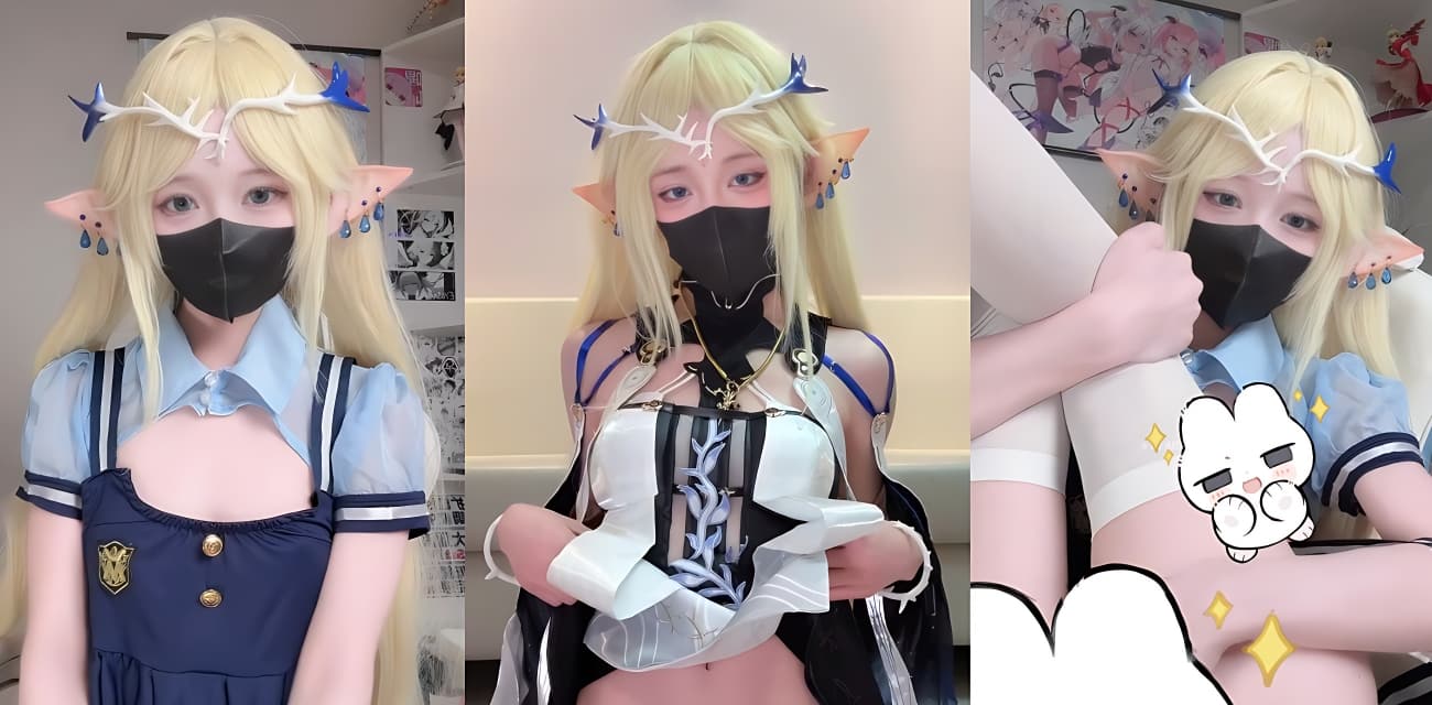 极品福利姬 人形魅魔小月喵 最新cos自慰 魅魔纹身黑丝太诱惑！