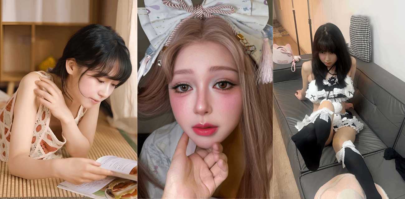 杭州汉服Coser林美茵 私拍露脸跪舔男友 仙气女神反差十足玩得十分投入