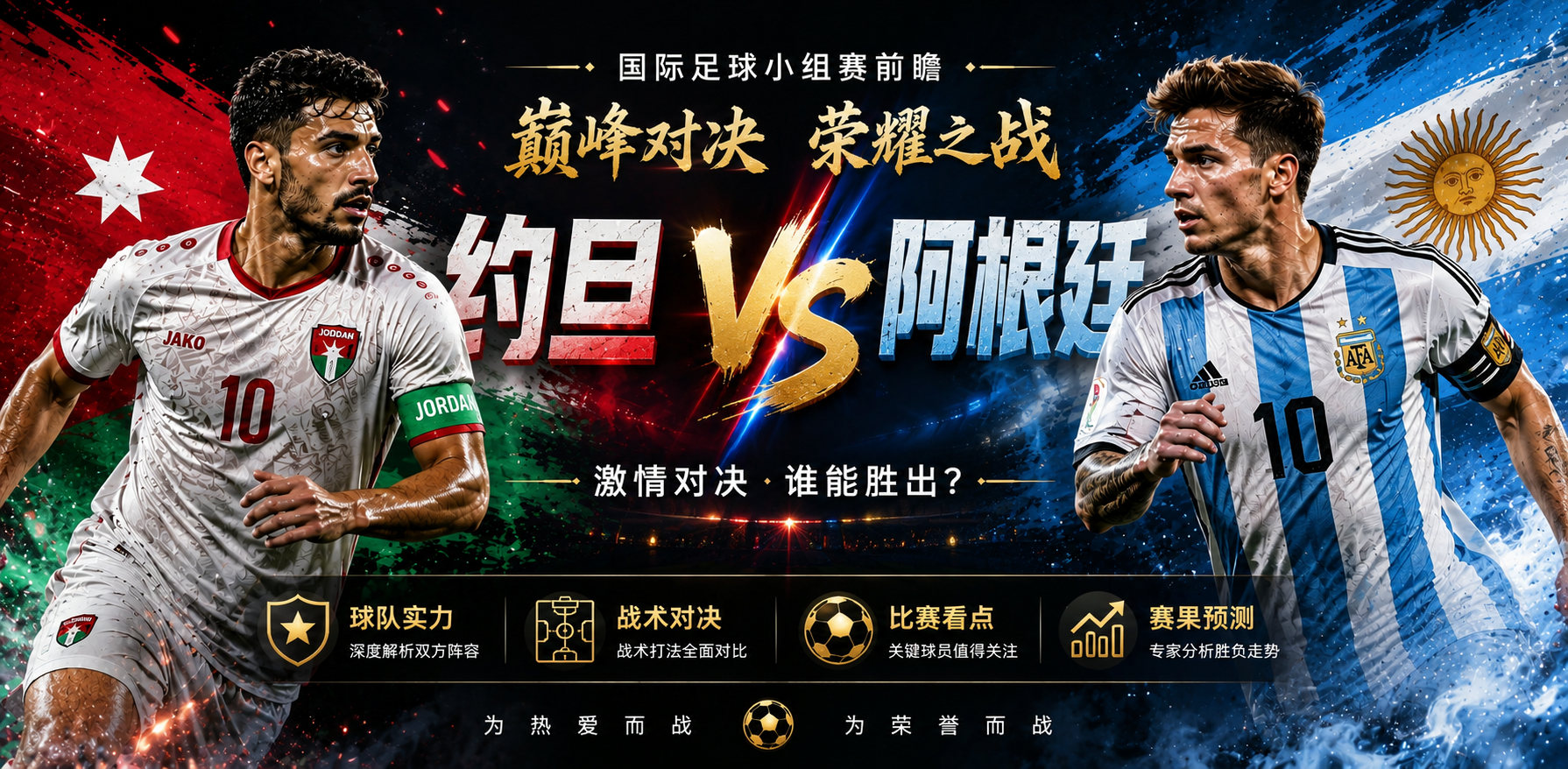 美加墨世界杯小组赛前瞻：约旦迎战阿根廷，西亚铁血长城能否阻挡潘帕斯雄鹰